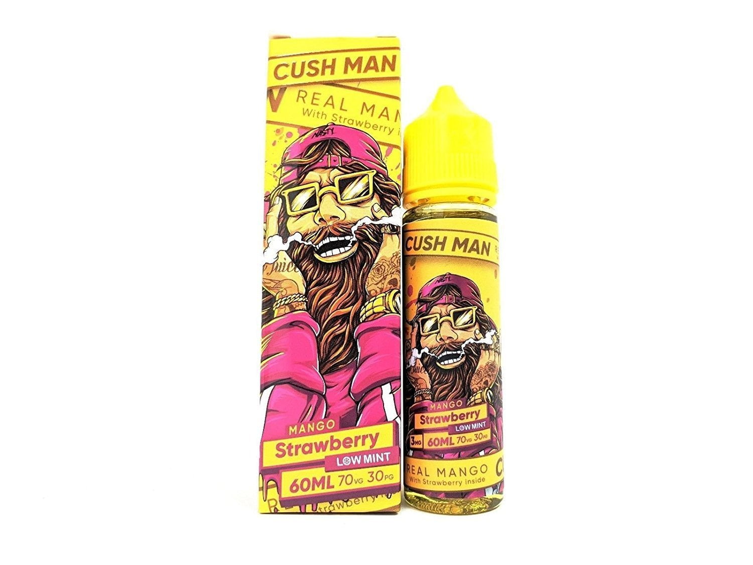 Nasty Juice Low Mint E-Liquid - Cush Man Strawberry
