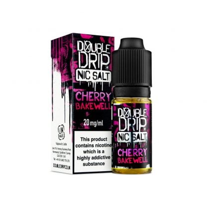 Double Drip Nic Salt 10ml 10mg/20mg (Cherry Bakewell)
