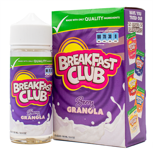 Breakfast Club E-Liquid – Berry Granola
