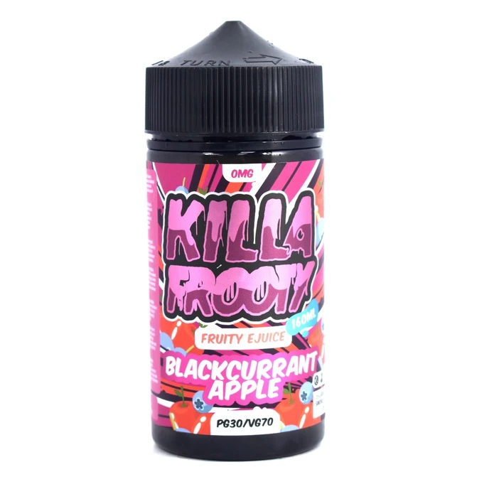 Killa Frooty E-Liquid – Blackcurrant Apple